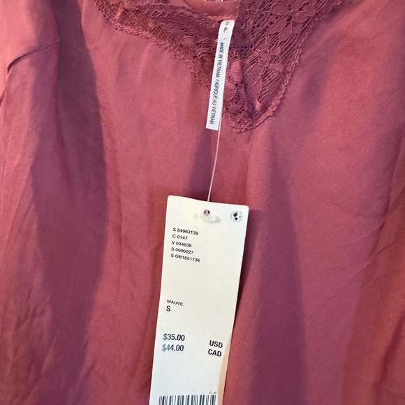 ๐๐ Urban Outfitters Out From Under NWT Mauve Slip Dress Size Small - Picture 7 of 7